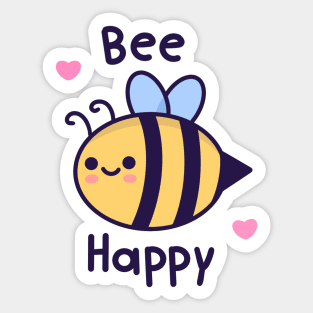 Bee happy Sticker